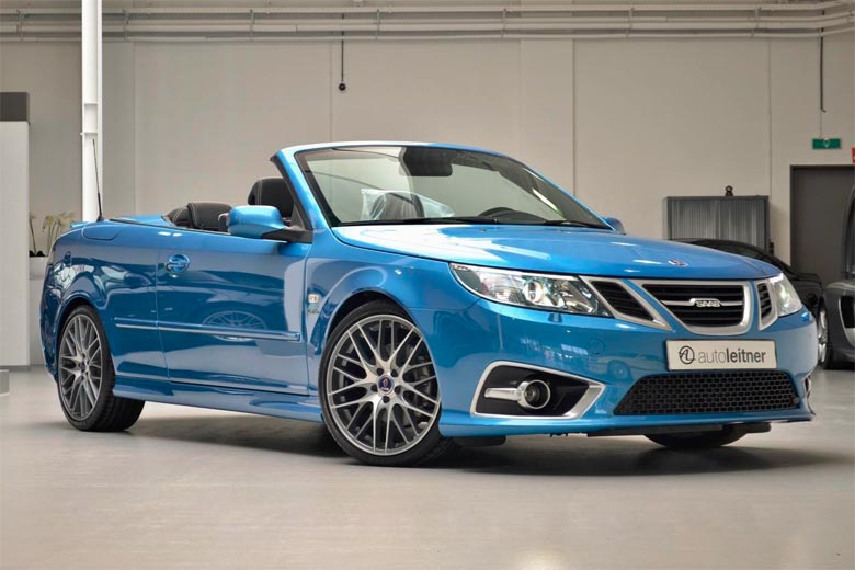 2012 Saab 9-3 Cabrio Aero Griffin Sky Blue Edition