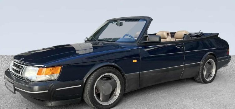 A 1992 Saab 900 Turbo S Aero Cabriolet in Norway – 227,000 km, carefully maintained, and offered at a bold €17,000.
