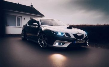 Saab 9-3 created by artificial intelligence