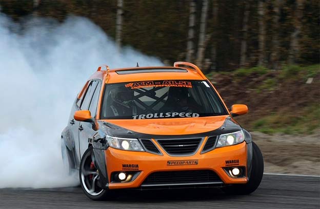 Drift Saab 9-3 Sportcombi