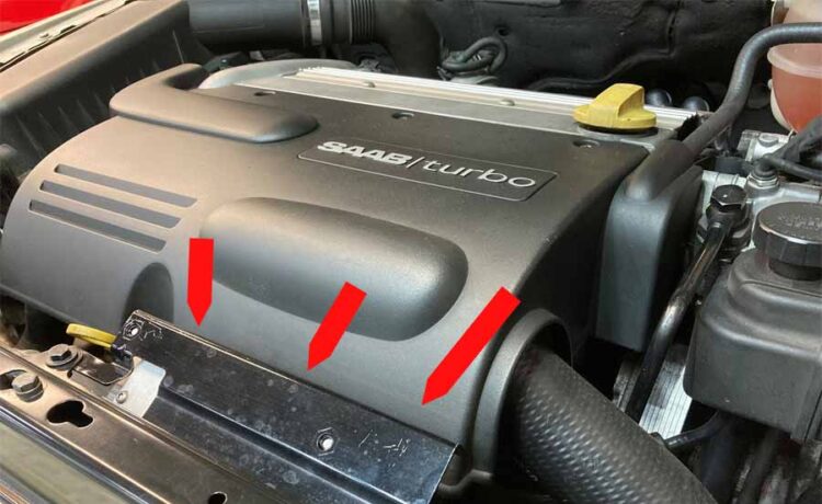 ECU T8 Repair Kit for Saab 9-3 4 Saab's ECU at the new location