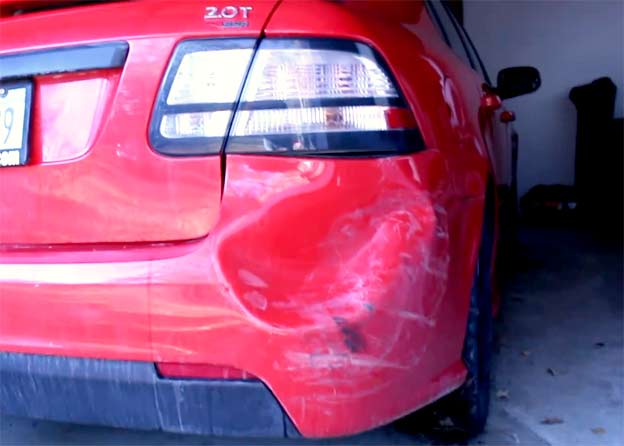 How to Remove A Bumper on a Saab and Fix a Dent