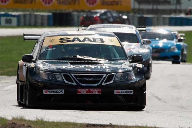 Linus Ohlsson in Saab 9-3