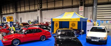 Saab 9000 Turbo-16 and 900 Carlsson lineup at NEC Classic Motor Show 2025