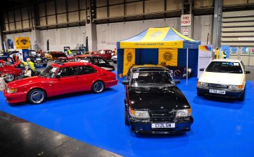 Saab 9000 Turbo-16 and 900 Carlsson lineup at NEC Classic Motor Show 2025