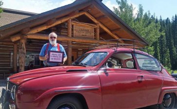 Ray Kopczynski and his Saab 96