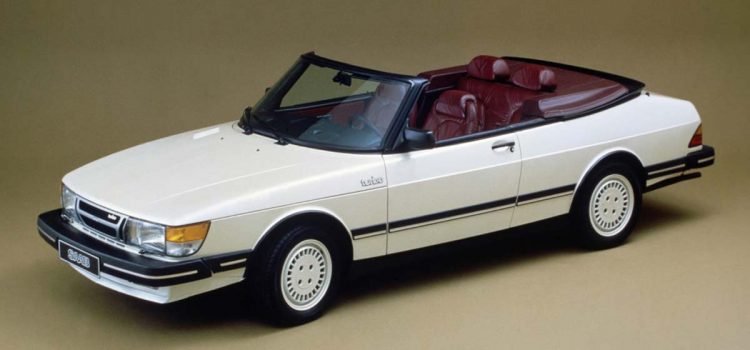 The ASC "flat nose" prototype of Saab 900 convertible