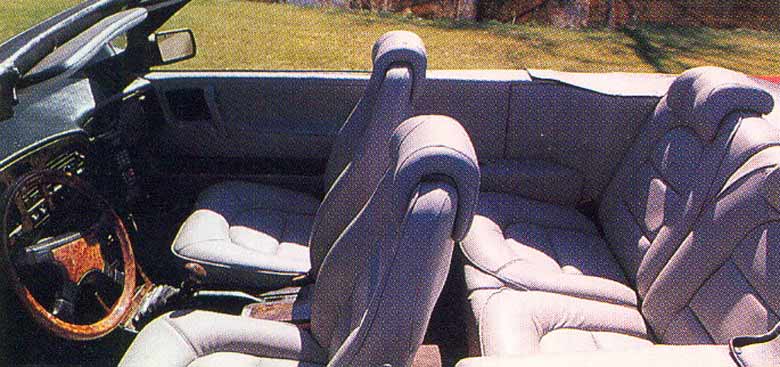 Saab 9000i Cabrio interior