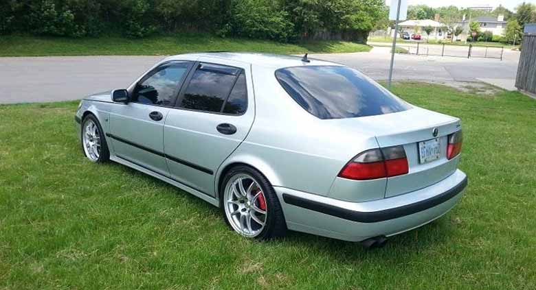 A Saab 9-5 that has the potential of being the fastest Saab in North America 4 Saab 9-5