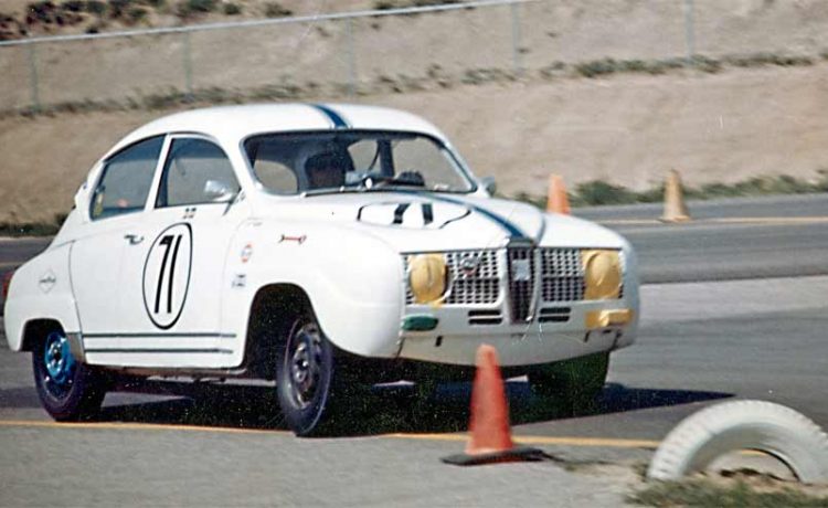 Saab 96 Monte Carlo at the very first Trans AM race 2 Saab 96 Monte Carlo
