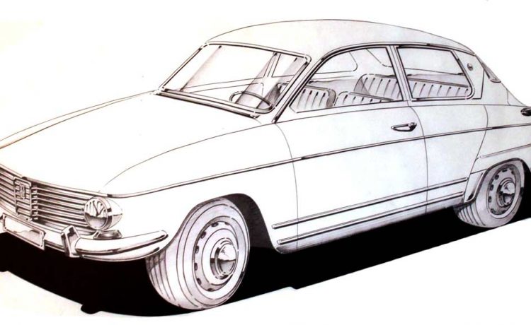 Interesting Redesign of Saab 96 by Designer Giovanni Michelotti 4 Saab 96 by Giovanni Michelotti