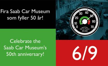 Saab Car Museum in Trollhättan — celebrating 50 years on September 6, 2025, with parades, roaring rally Saabs, and global community spirit.