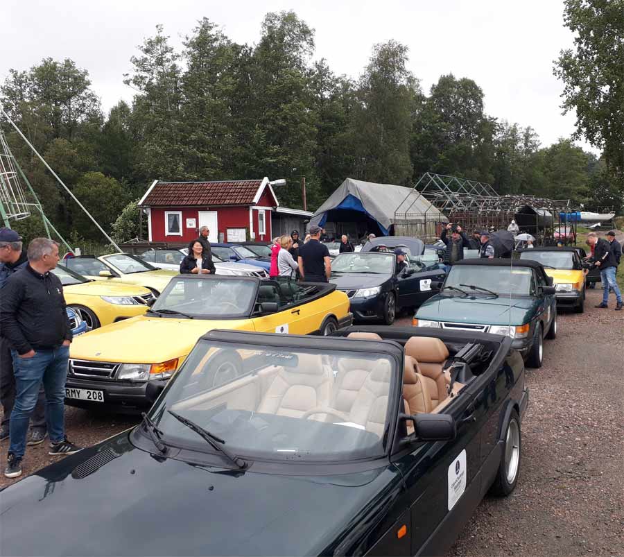 Saab cabrios Sweden
