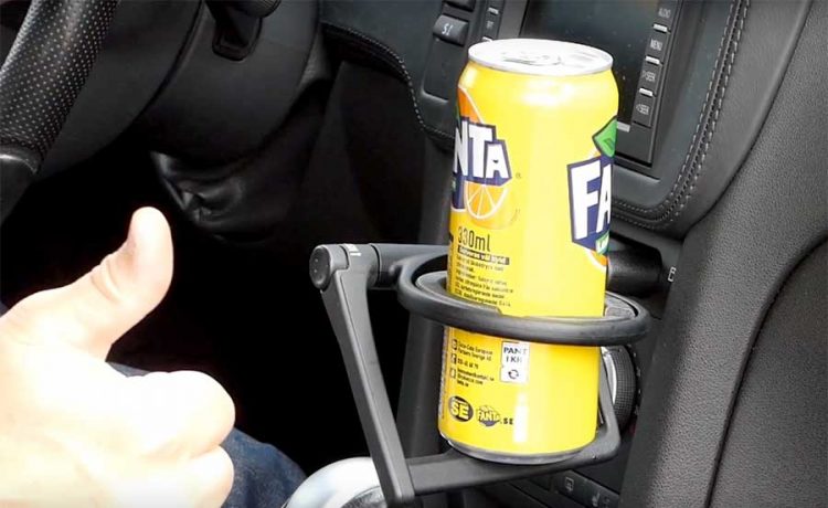 A Cup Holder Adapter for Saab 9-3 that is 3D printed 5 Saab cup holder upgrade