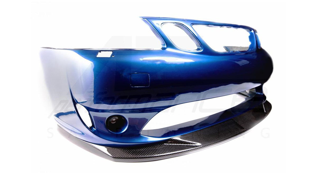 A-Zperformance Revives the Iconic Saab 9-3 SS Front Bumper - Only Two Sets Available Worldwide 1 A-Zperformance Saab 9-3 SS front bumper with full-carbon splitter, 2025 limited re-release