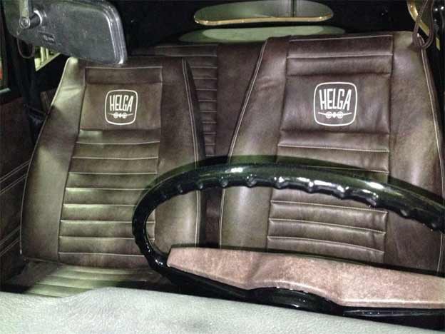 Special interior for V4 Saab