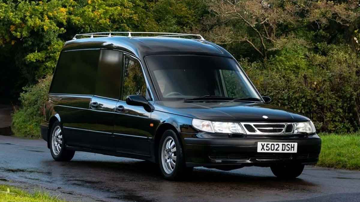 Where Elegance Meets Farewell: The Saab 9-5 Hearse by Coleman Milne