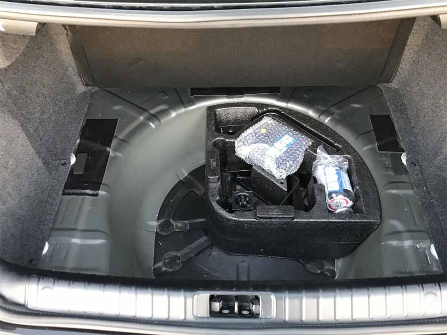 Like new, the look of the trunk space