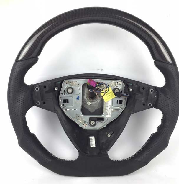 Saab Carbon-leather steering wheel saab