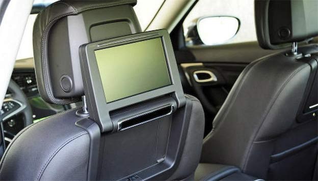 Saab 9-5 Aero - LED displays in front seats 