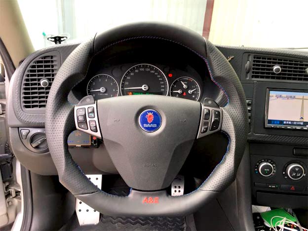 OJ steering wheels for Saab 9-3