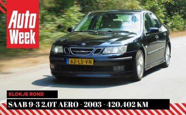 420,402 Kilometers Later: The Saab 9-3 Aero That Refuses To Slow Down 4 High-mileage 2003 Saab 9-3 2.0T Aero during the Autoweek Klokje Rond test, driven on a rural road in the Netherlands.