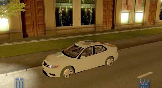 Saab 9-3 Aero in "City Car Simulator"