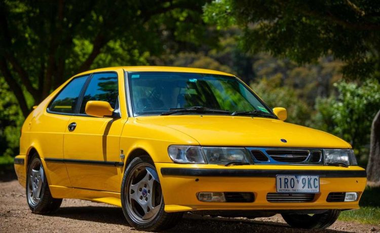 Cruise in style and turn heads with this rare 1999 Saab 9-3 Monte Carlo #9, featuring an eye-catching Monte Carlo Yellow exterior and a powerful set of performance enhancements under the hood.