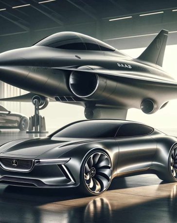 2030 Saab 900: We can see some Saab design lines, rotor wheels and an aircraft-inspired windshield, but the design is far from the original Saab.