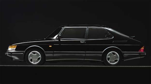 Saab 900 Turbo jet black