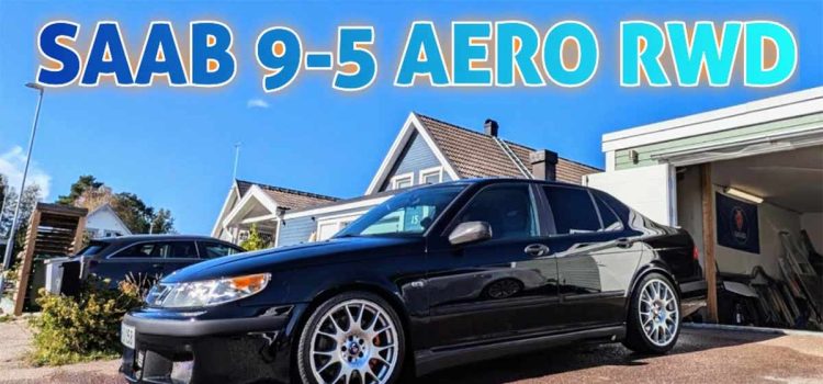 Jonas Kakarikas’s bespoke Saab 9-5 Aero fresh from Swedish inspection, now boasting rear-wheel drive and 406 bhp in a stealthy OEM-style shell.
