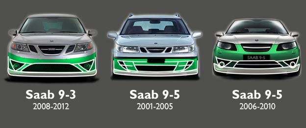 Saab new bodykit models