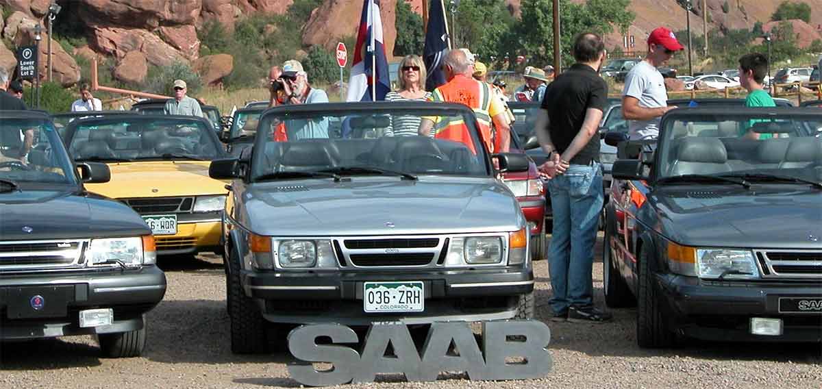 Jerry Danner’s Call for 2026: Honoring the 40 Years of the Saab Convertible Tradition He Helped Shape 1 Saab Convertibles at Red Rocks During the 2016 Rocky Mountain Anniversary Gathering