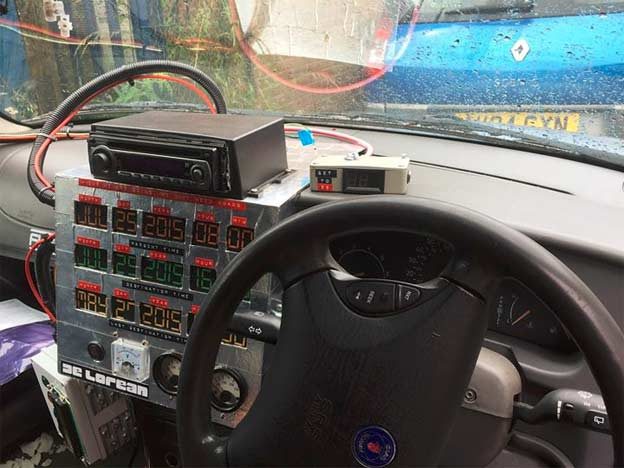 Saab DeLorean Cockpit