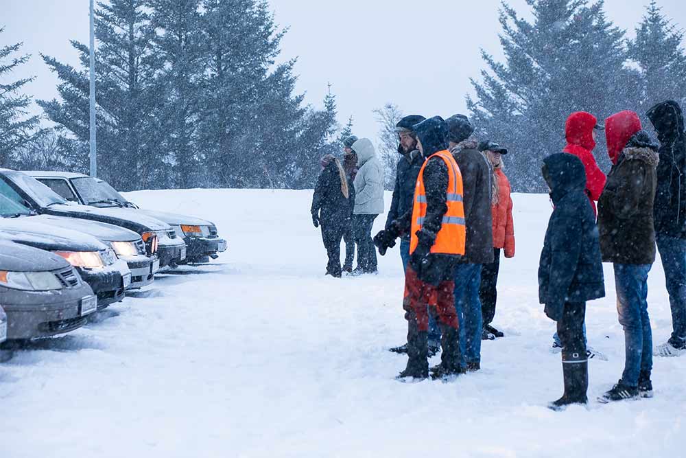 On January 1st, this year's first meeting of Saab enthusiasts was held in Iceland