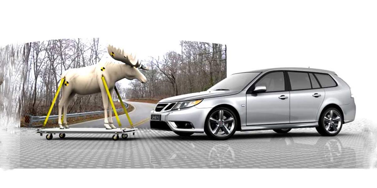 Volvo and Saab best in moose collisions situations.