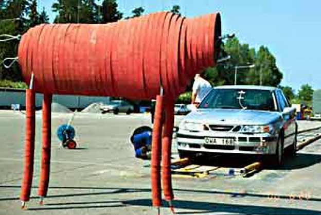 Saab 9-5 Moose Crash Test