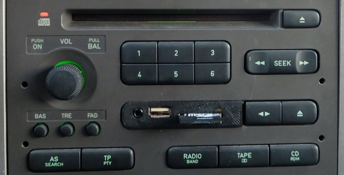 The Conversion of the SAAB 9-5 Cassette Player to MP3 Player is Now Open-Source 1 MP3 module for SAAB 9-5 original stereo