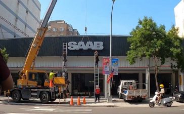 The New Saab Cars Service Center in Taiwan