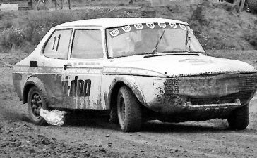 From Ture’s Snowy Stages To A Perfect Saab Sport: Anders Jonsson’s 33-Year Promise 5 Ture Karlsson sliding his Saab 99 rallycross car through a muddy corner in Sweden