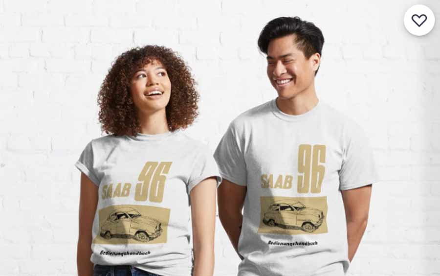 SAAB 96 - OWNER'S HANDBOOK Classic T-Shirt