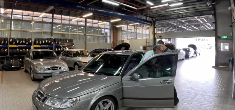 Inside SAC Taiwan’s new Saab workshop: climate control, clean air, and disciplined processes set a benchmark for modern Saab service.