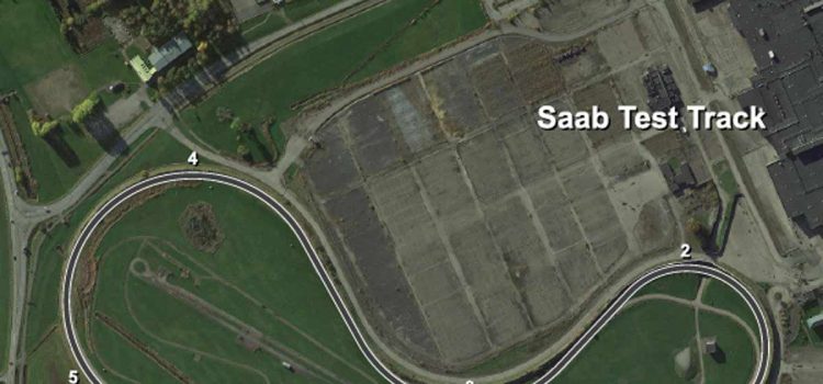 Inheriting SAAB's Legacy: T-Engineering, originally a spinoff from SAAB, proudly preserves the tradition by renaming the test track as 'Legacy Track.'