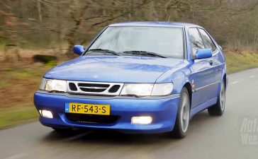 Hallink’s Lightning Blue Viggen, captured by AutoWeek, remains on the road in winter - a Saab built to be driven, not displayed.