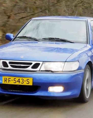 Hallink’s Lightning Blue Viggen, captured by AutoWeek, remains on the road in winter - a Saab built to be driven, not displayed.