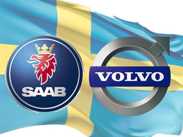 Saab Volvo Flag