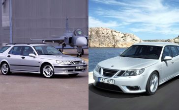 Saab 9-3 And 9-5 Aero SportCombis Through Today’s Lens