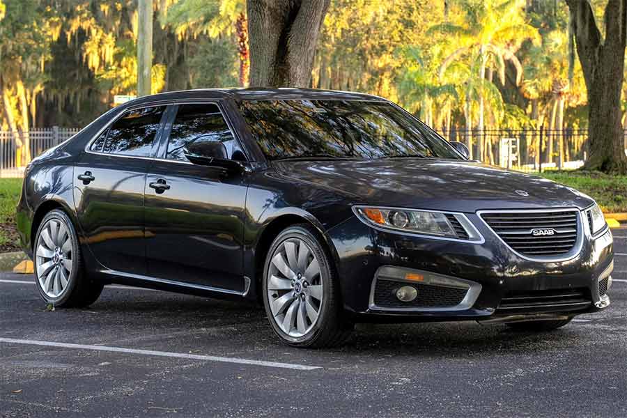 Saab’s last true flagship goes to auction - 9-5NG Aero XWD at no reserve 2 2011 Saab 9-5 Aero XWD in Jet Black with Hirsch Performance tuning, photographed in Florida ahead of Cars & Bids no-reserve auction.