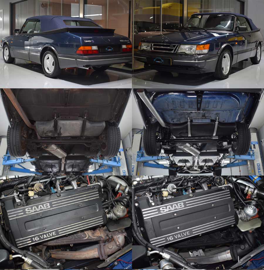 Back to Factory Glory: These Saab Restorations Look Like They Just Left the Factory 5 Meticulously restored 2023 Saab 900 Turbo Convertible project by Stipt Polish Point — from corroded exhaust and engine bay grime to concours-ready underbody and refreshed 16-valve powertrain.