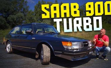 Saab 900 Turbo, purpose made: curved screen, deep bumper, and wrap-over hood solve cooling, crash, and service—not fashion—and APC keeps the boost honest when the road opens.